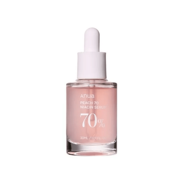Anua Peach 70 Niacinamide skaistinantis veido serumas su persikais ir niacinamidu, 30 ml