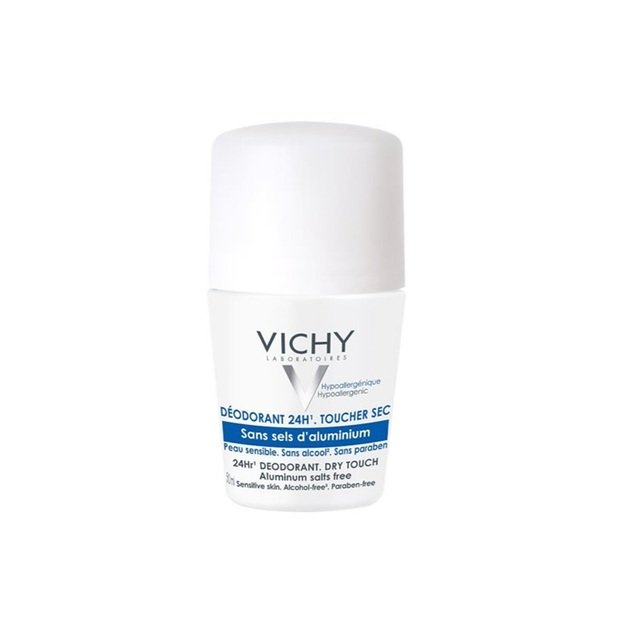 Vichy rutulinis dezodorantas be aliuminio druskų jautriai odai, 50 ml