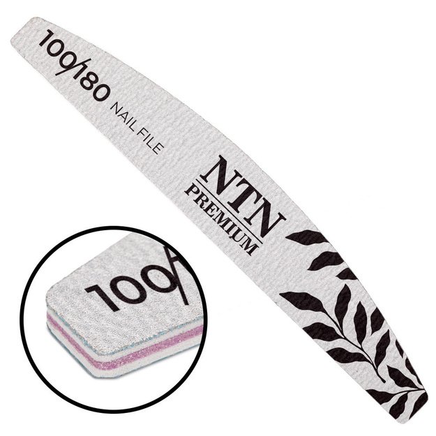 Nagų dildės „Laivelis“ Zebra 100/180, NTN Premium, 10 vnt.