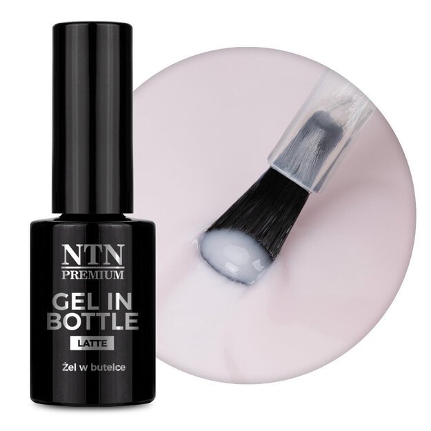 Nagų gelis buteliuke Gel in Bottle Latte NTN, 7 g