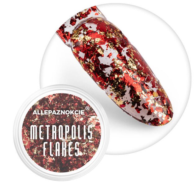 Nagų dekoracijos Metropolis Flakes, Nr 6