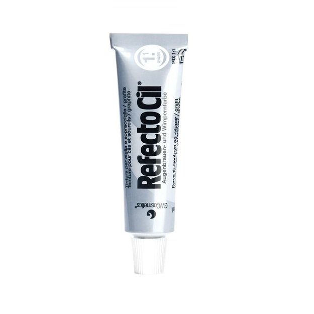 Ilgalaikiai blakstienų ir antakių dažai Refectocil 15 ml, 1.1 Graphite