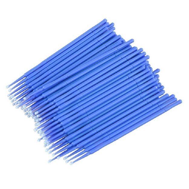 Aplikatoriai be pluošto blakstienoms Clavier, 2.5 mm, 100 vnt 1 Aplikatoriai be pluošto blakstienoms Clavier, 2.5 mm, 100 vnt 1