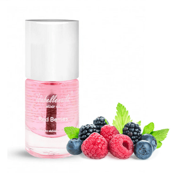 Nagų ir odelių aliejus Isabellenails Red Berries, 6 ml
