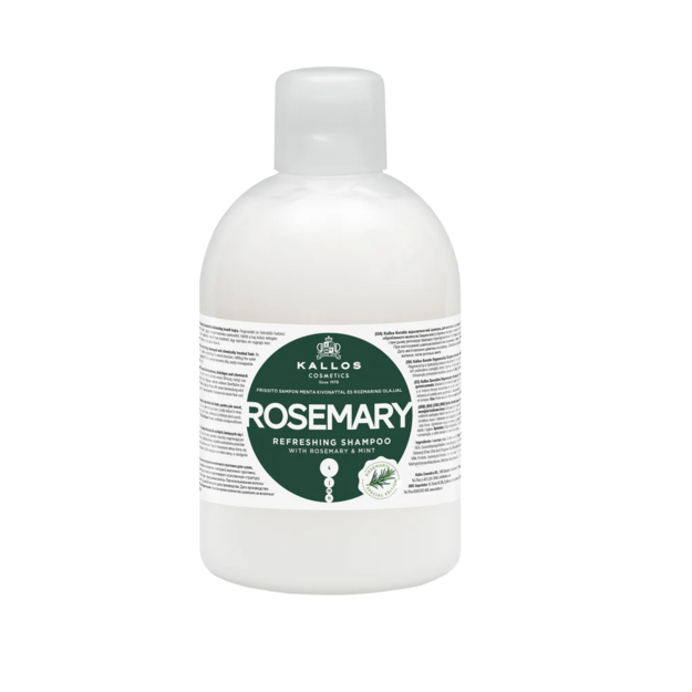 Kallos Rosemary & Mint šampūnas su rozmarino ir mėtų ekstraktais, 1000 ml Kallos Rosemary & Mint šampūnas su rozmarino ir mėtų ekstraktais, 1000 ml