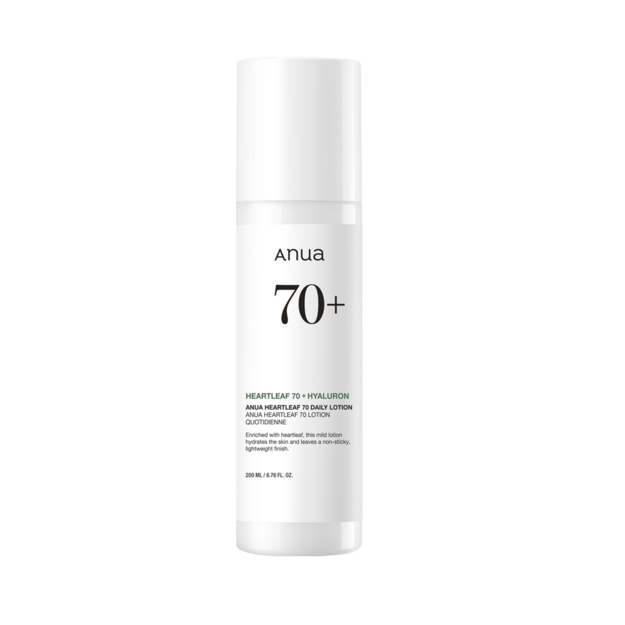 Anua Heartleaf 70 Daily Lotion drėkinamasis ir raminantis veido losjonas, 200 ml