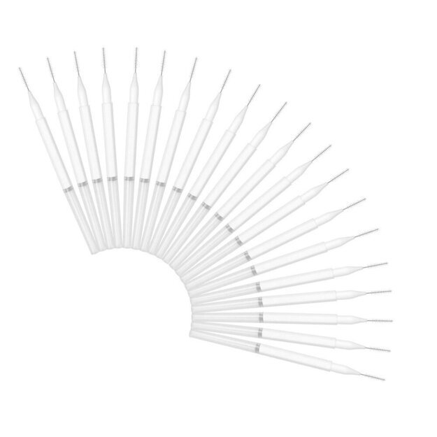 Mikro šepetėliai antakių laminavimui, 20 vnt Mikro šepetėliai antakių laminavimui, 20 vnt