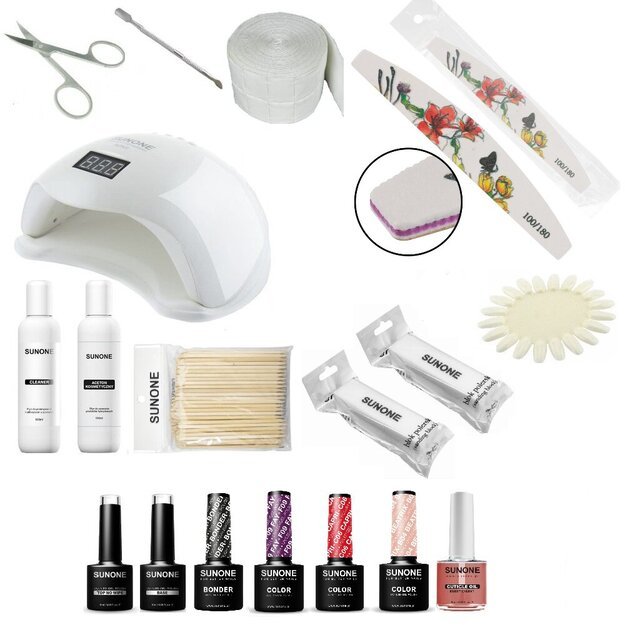 Rinkinys geliniam nagų lakavimui Sunone N13 Rinkinys geliniam nagų lakavimui Sunone N13