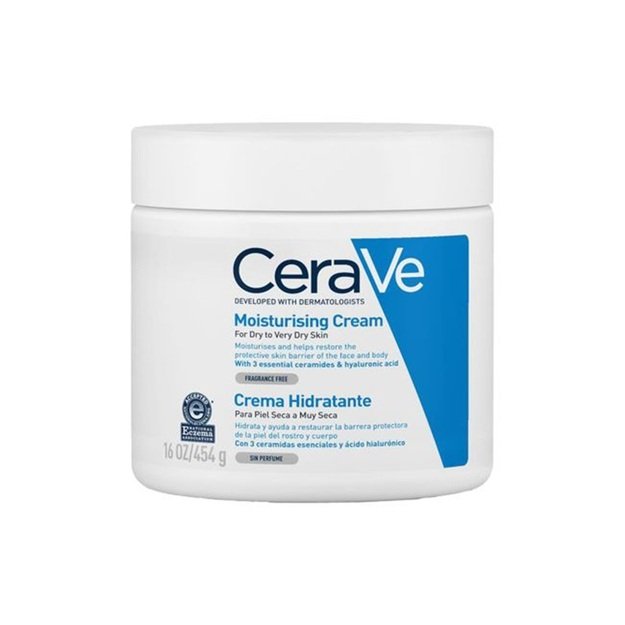 CeraVe Hydrating Cream drėkinamasis kremas sausai ir labai sausai odai, 454 g