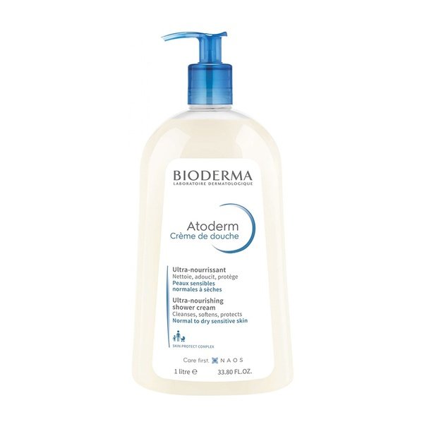 Bioderma Atoderm Crème de Douche maitinamasis kreminis prausiklis veidui ir kūnui 1000 ml