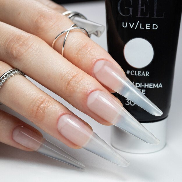 Polygelis MollyNails Clear, 30 ml 1