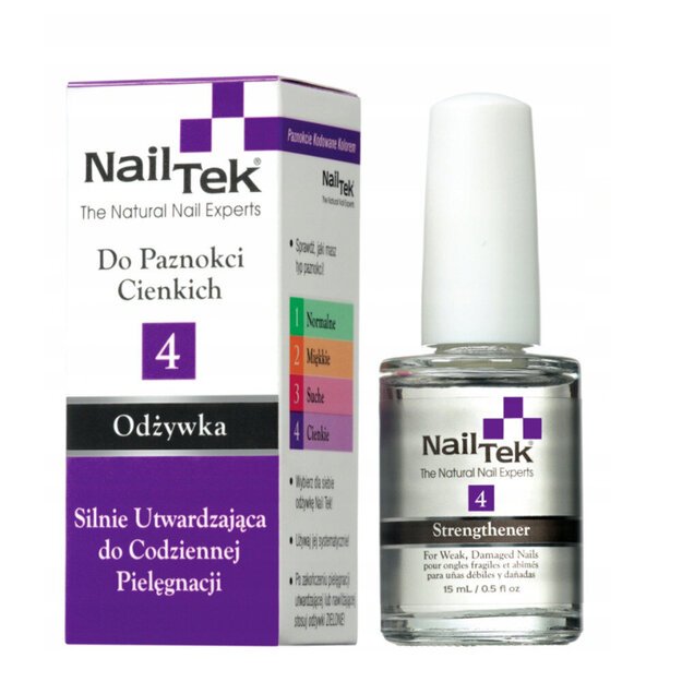 Nagų stipriklis ypač pažeistiems nagams Nail Tek Xtra 4, 15 ml