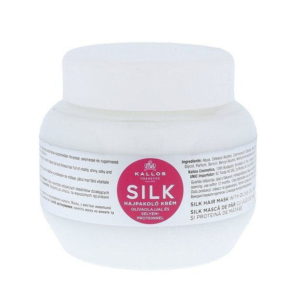 Kallos Silk kaukė 275 ml Kallos Silk kaukė 275 ml