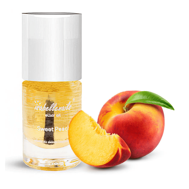 Nagų ir odelių aliejus Isabellenails Sweet Peach, 6 ml