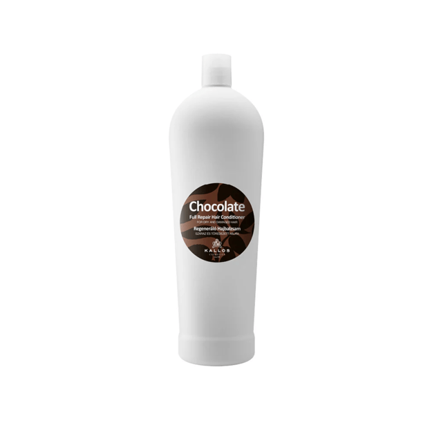 Kallos Chocolate Full Repair kondicionierius sausiems ir lūžinėjantiems plaukams, 1000 ml Kallos Chocolate Full Repair kondicionierius sausiems ir lūžinėjantiems plaukams, 1000 ml