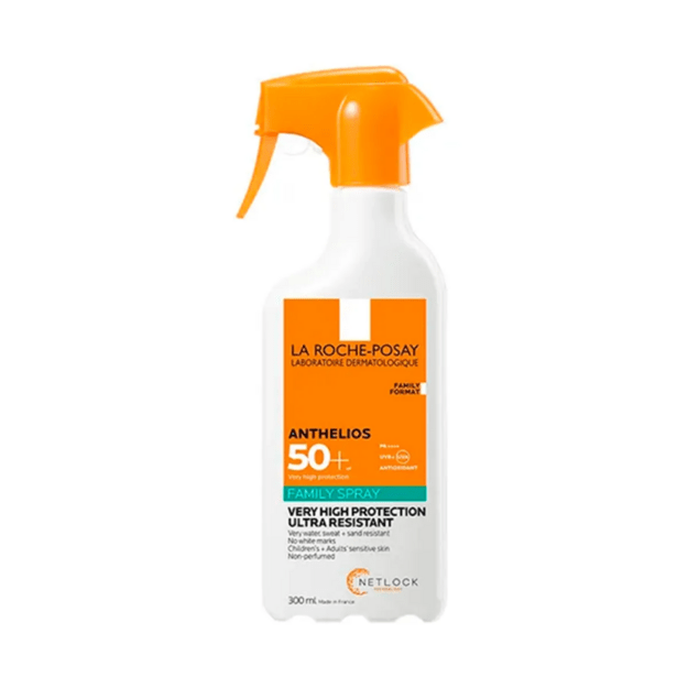 La Roche-Posay Anthelios Family Spray SPF50+ apsauginis purškiamas losjonas nuo saulės visai šeimai, 300 ml