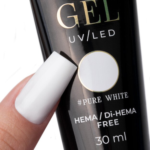 Polygelis MollyNails White, 30 ml 1