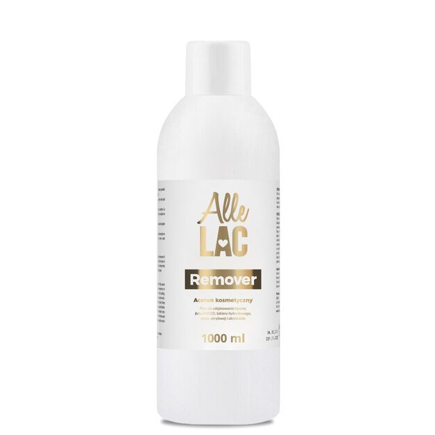 Gelinio nagų lako tirpiklis AlleLac Remover, 1000 ml