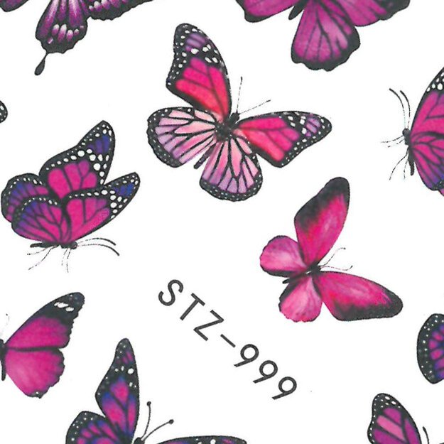Vandeniniai lipdukai manikiūrui STZ-999 1