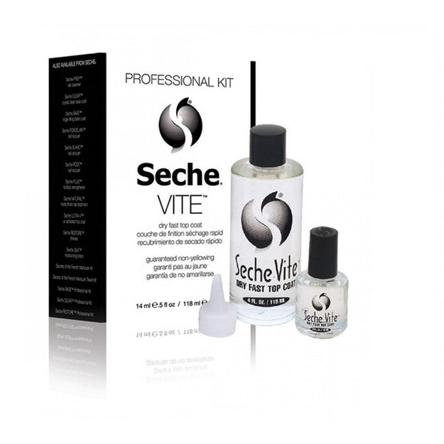 Seche Vite Top Coat rinkinys 118 ml + 14 ml