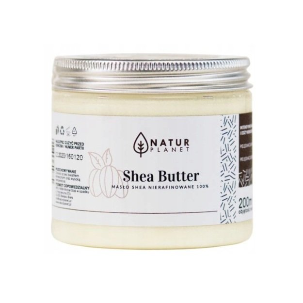 Nerafinuotas taukmedžio sviestas (Shea) 200 ml – grynas, šalto spaudimo