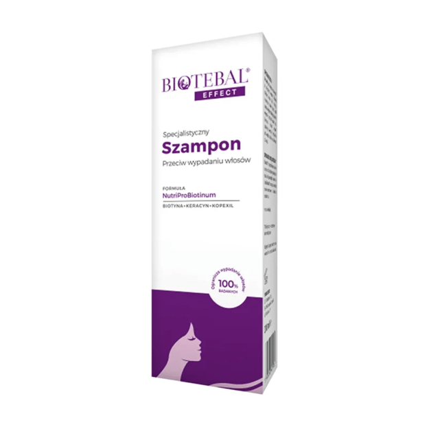 Šampūnas nuo plaukų slinkimo Biotebal, 200 ml