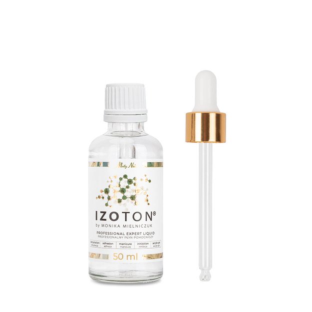 Molly Nails IZOTON profesionalus pagalbinis skystis dehidratacijai ir adhezijai, 50 ml
