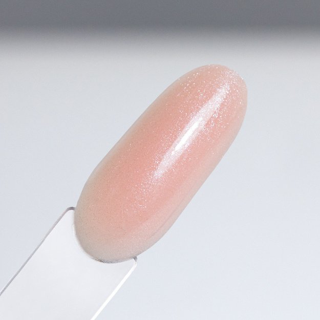AlleLac Peach Bling Nr. 7 kaučiukinė bazė su spalva ir blizgiomis dalelėmis HEMA/Di-HEMA Free, 7 g 2