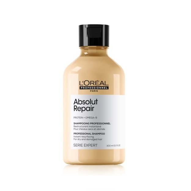 L'Oréal Professionnel Serie Expert Absolut Repair atkuriamasis šampūnas pažeistiems plaukams, 300 ml