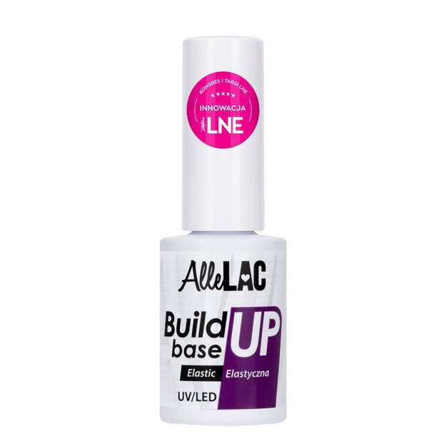 Gelinio nagų lako bazė Build Up Base Elastic AlleLac, 5 g 1