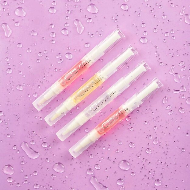 Nagų ir odelių aliejus pieštukas Clavier Peach, 5 ml 2