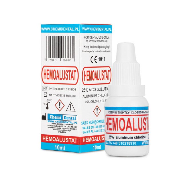Kraujavimą stabdantis skystis Hemoalustat, 10 ml