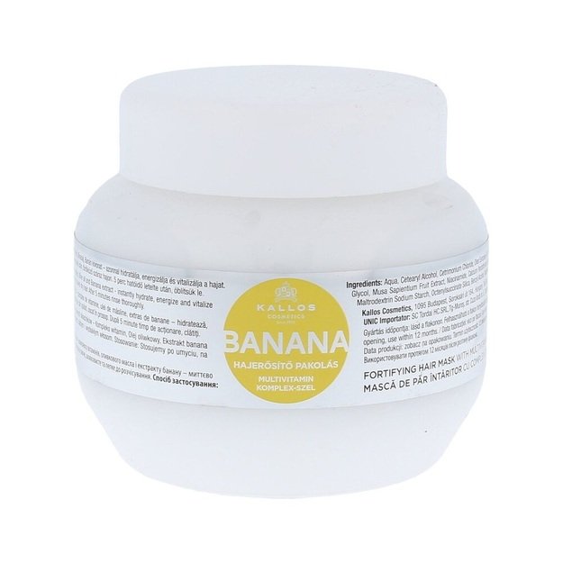 Kallos Banana kaukė 275 ml Kallos Banana kaukė 275 ml