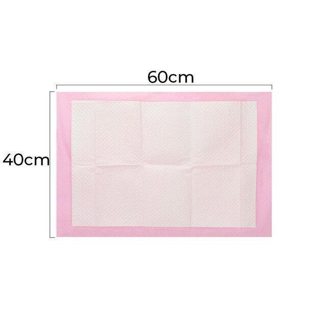 Vienkartinės palutės rožinės 40 x 60 cm 100 vnt 1