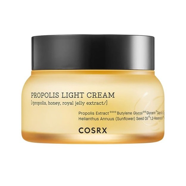 Cosrx Full Fit Propolis Light Cream lengvas drėkinamasis veido kremas su propoliu, 65 ml