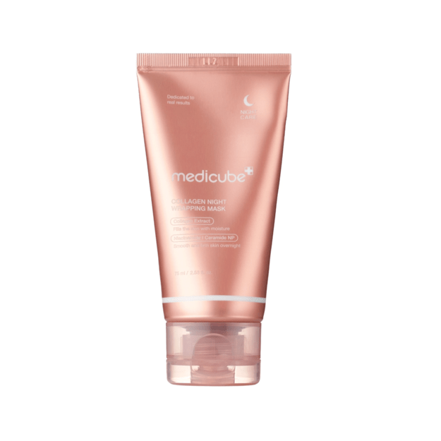 Medicube Collagen Night Wrapping naktinė veido kaukė su kolagenu, 75 ml