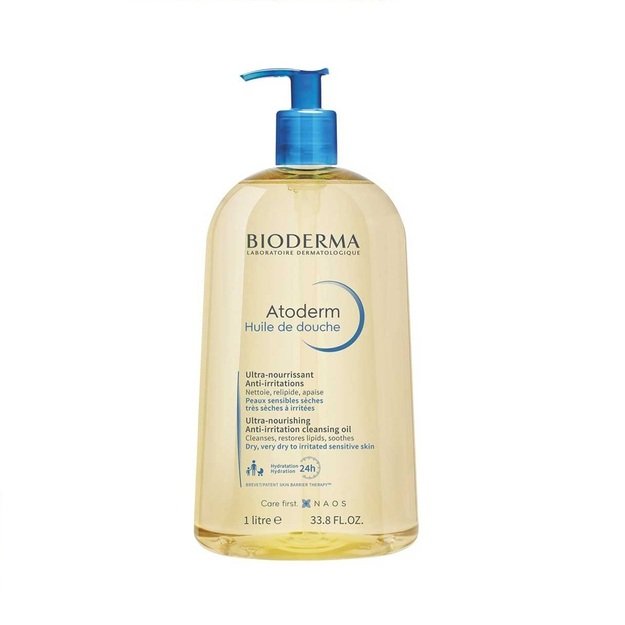 Bioderma Atoderm Ultra-Nourishing dušo aliejus sausai ir jautriai odai, 1000 ml