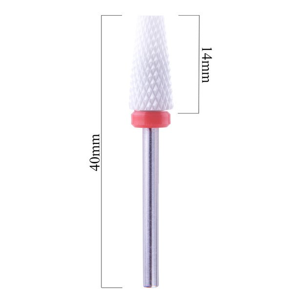 Keraminė freza Umbrella, nupjauto kūgio formos, F (švelni), 3/32" 1