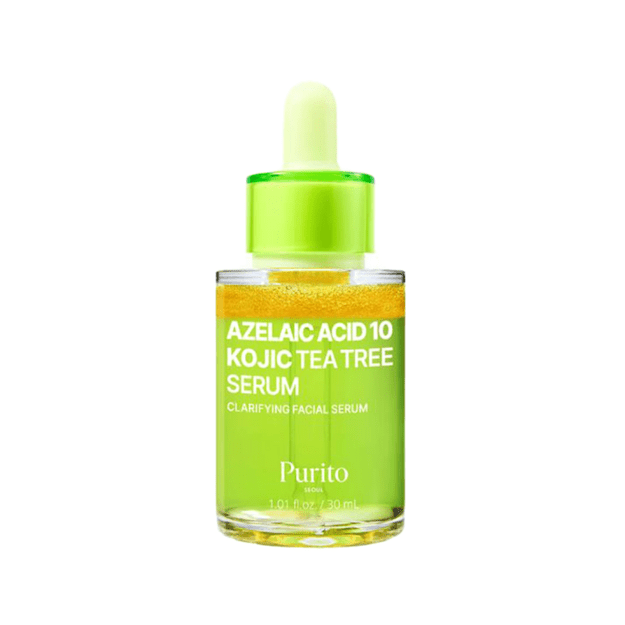 Purito Azelaic Acid 10 Kojic Tea Tree Serum veido serumas su azelaino rūgštimi, 30 ml