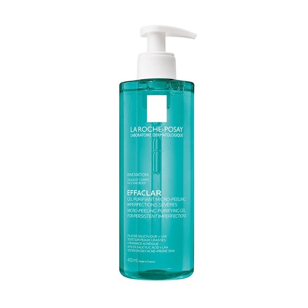 La Roche-Posay Effaclar mikrošveičiamasis valomasis gelis, 400 ml