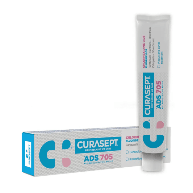 Curasept ADS 705 dantų pasta su 0,05 % chlorheksidinu, 75 ml
