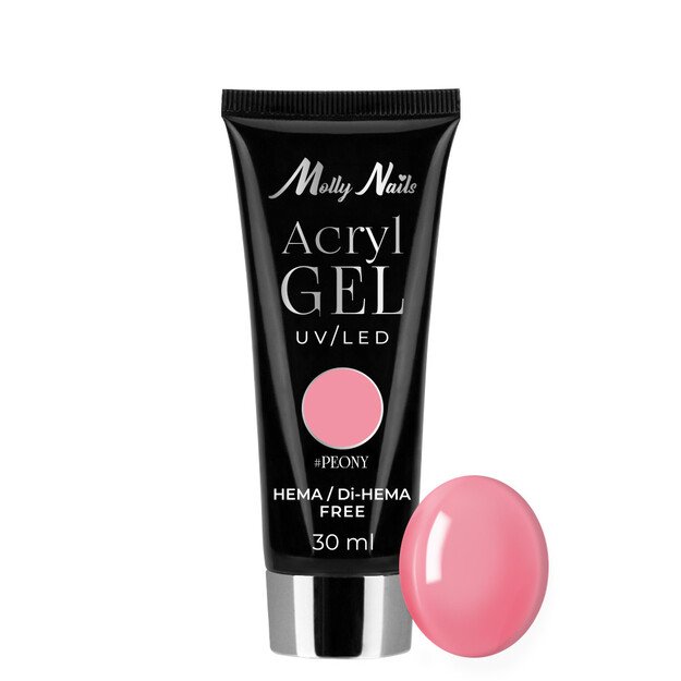 Polygelis MollyNails Peony, 30 ml	