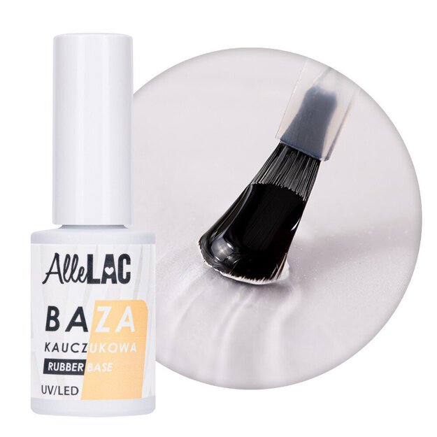 Gelinio nagų lako bazė Rubber Base AlleLac, 5 g