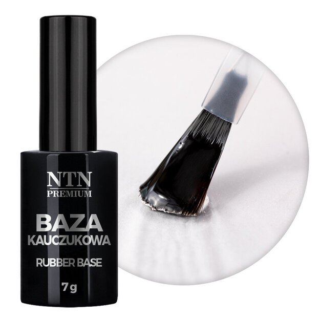 Gelinio nagų lako bazė Rubber Base NTN, 7 g