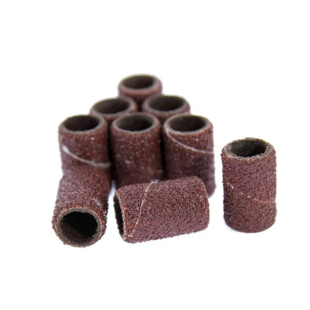 Antgalis frezai ir šlifavimo ritinėliai 180 grit, 100 vnt 2