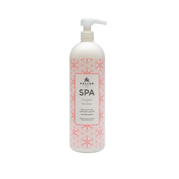 Kallos Spa Beautifying kremas-dušo želė su rožių ekstraktu, 1000 ml Kallos Spa Beautifying kremas-dušo želė su rožių ekstraktu, 1000 ml