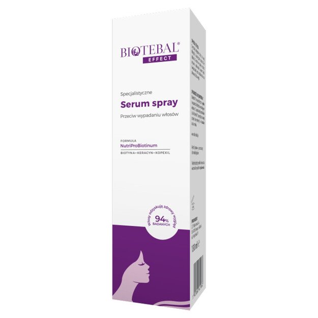 Serumas nuo plaukų slinkimo Biotebal Effect, 130 ml
