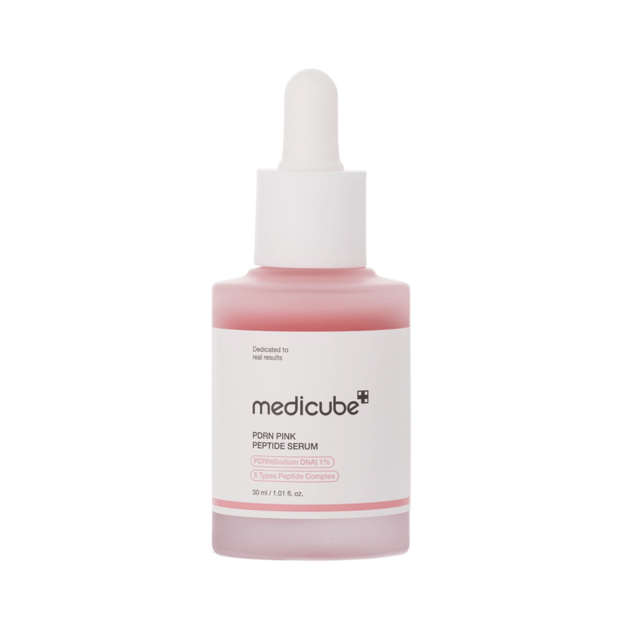 Medicube PDRN Pink Peptide stangrinamasis veido serumas su peptidais, 30 ml