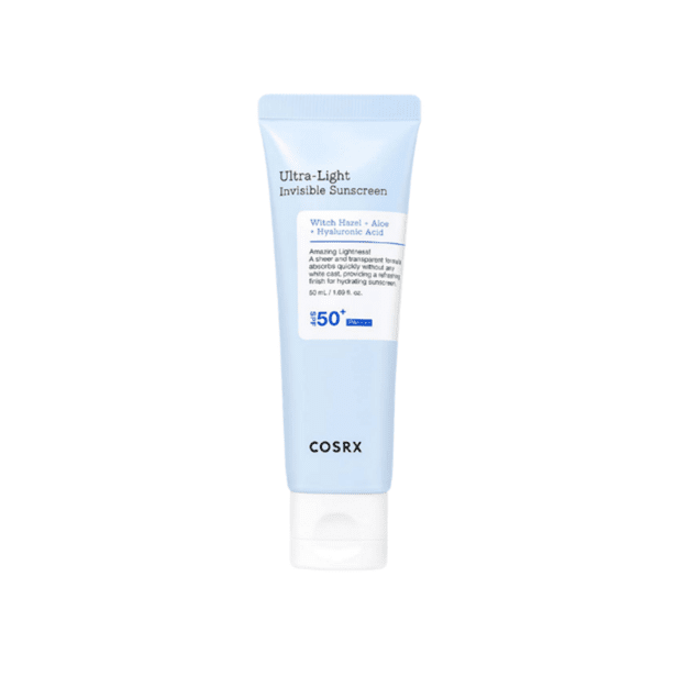 COSRX Ultra Light Invisible Sunscreen SPF50+ PA++++ itin lengvas nematomas kremas nuo saulės veidui, 50 ml