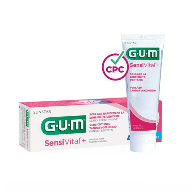 GUM SensiVital+ dantų pasta jautriems dantims, 75 ml